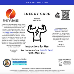 TheraVibe - 6x6 Card - Energy