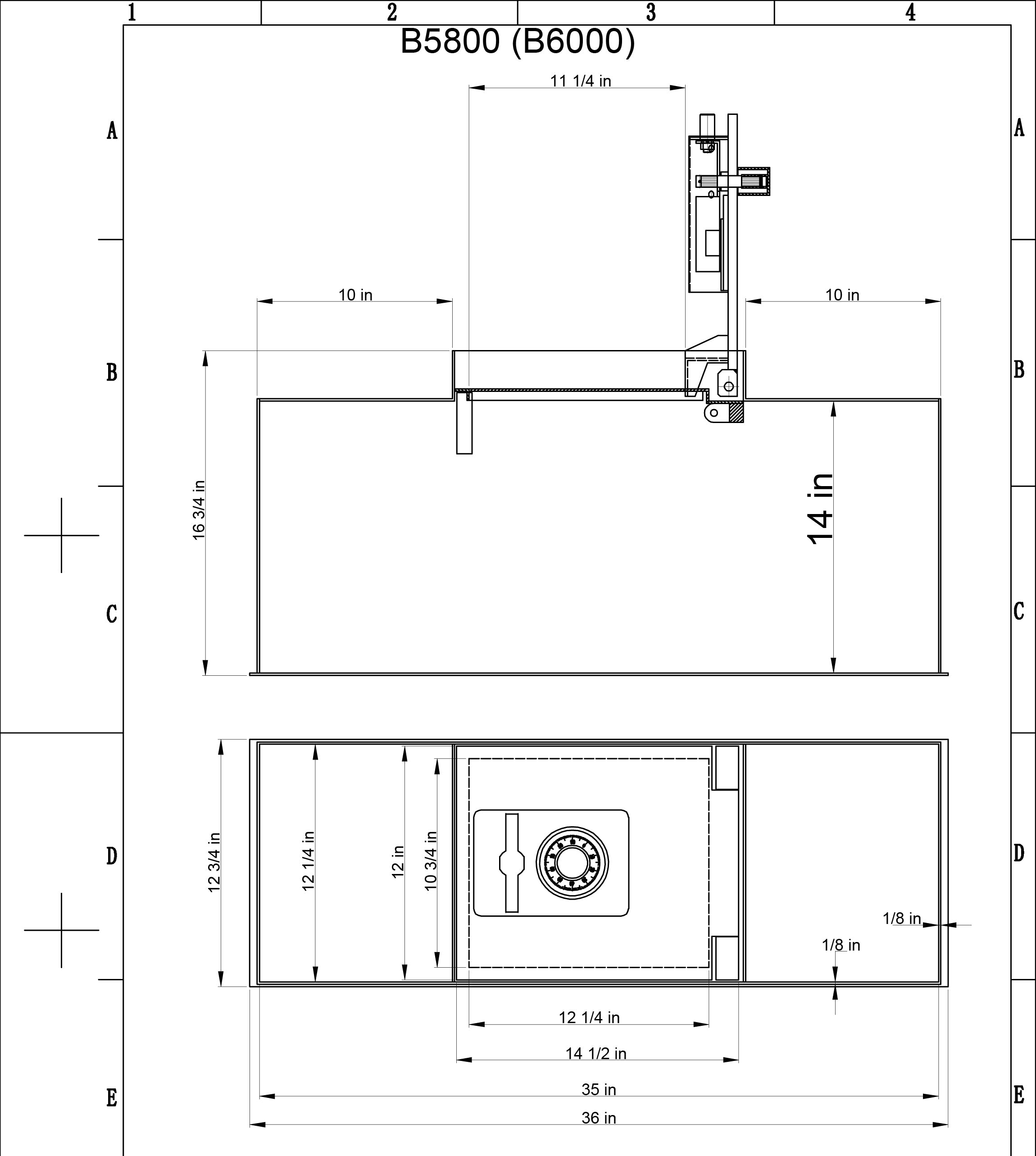 Hollon B6000 Floor Safe Hollon B6000 Floor Safe