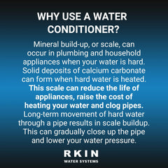 RKIN OnliSoft Pro Salt-Free Water Conditioner and Whole House Carbon Filter System