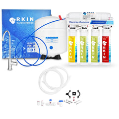 RKIN Flash Undersink Reverse Osmosis System with Chrome Lead-Free Faucet