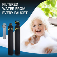 RKIN Salt-Free Water Conditioner and Well Water Filter Combo
