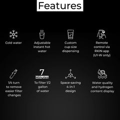 RKIN U1 Space-Saving 4-in-1 Water Filter System