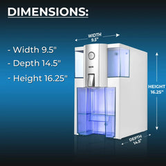 RKIN Zero Installation Purifier Countertop Reverse Osmosis Water Filter