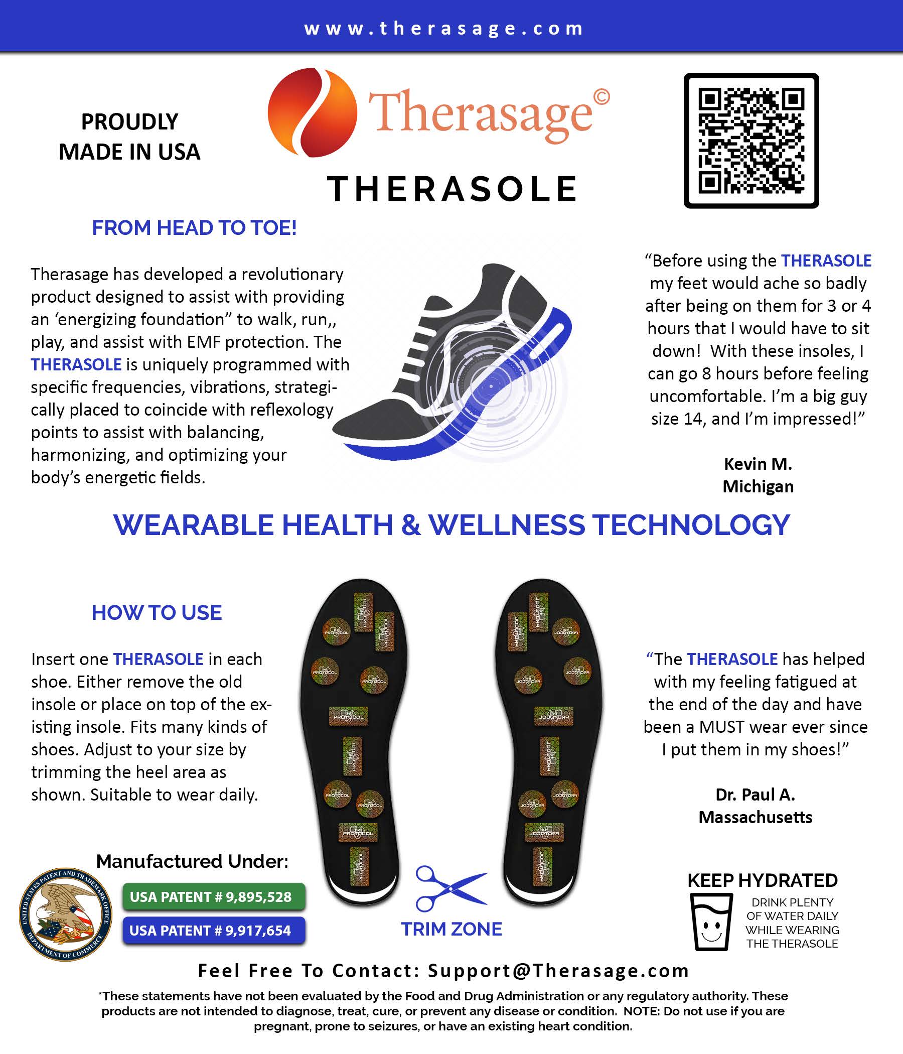 TheraSole - Shoe Insoles