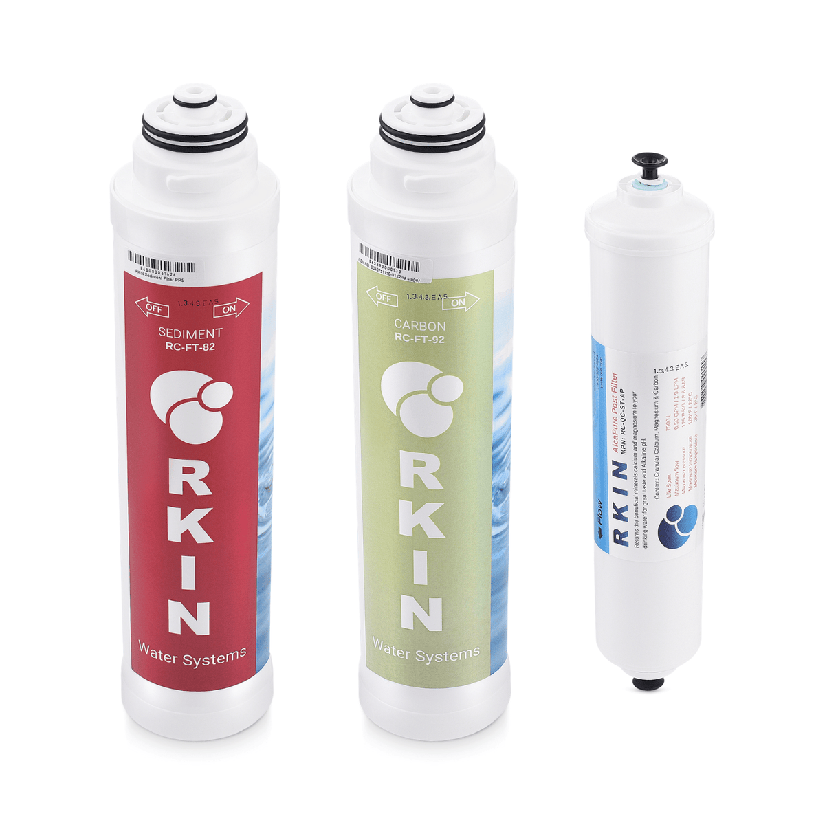 RKIN AlcaPure Edition Zero Installation Purifier Replacement Filters Kit