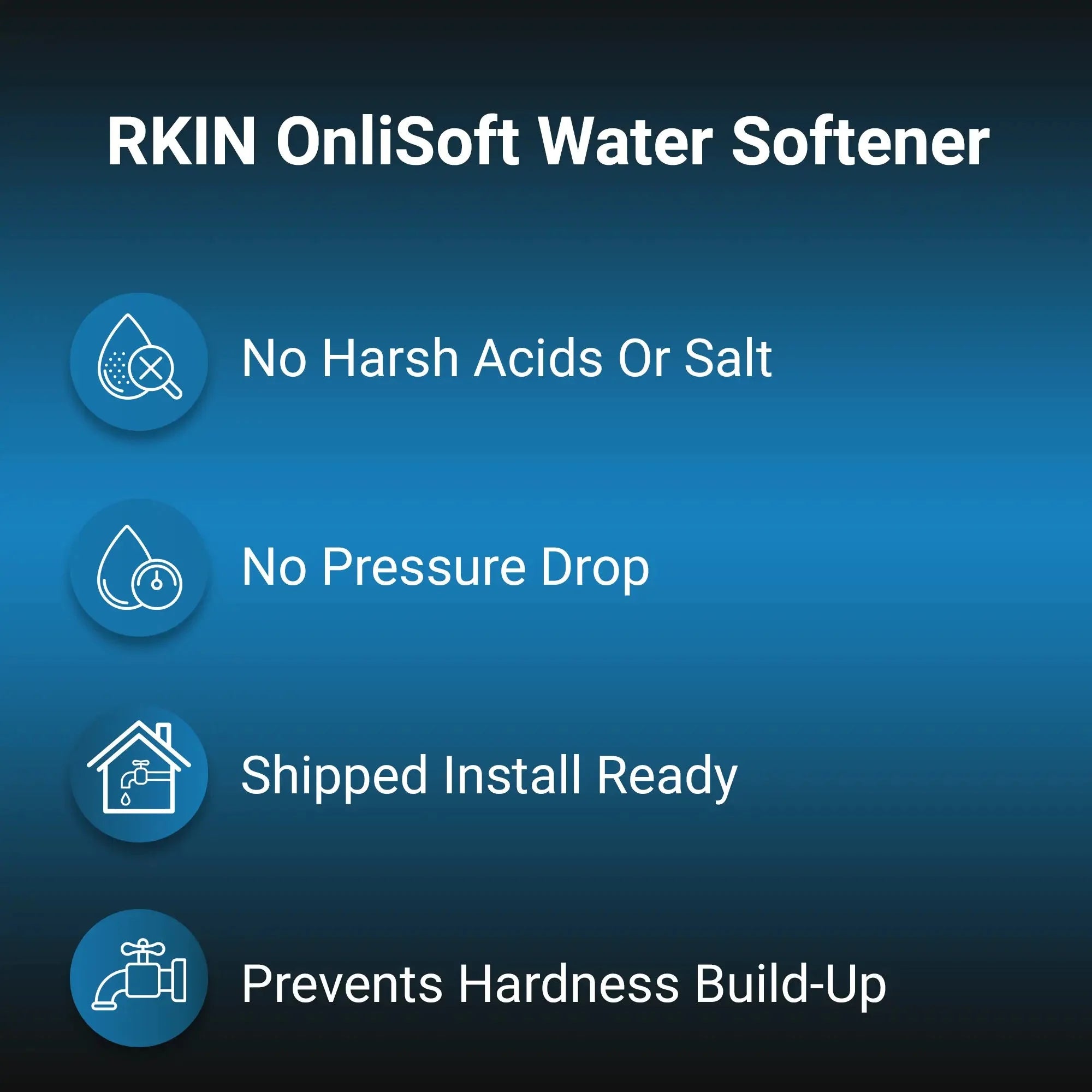 RKIN CBS Whole House Salt-Free Water Conditioner
