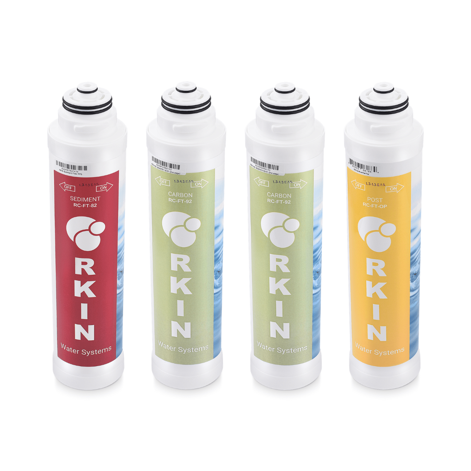 RKIN Flash Undersink Reverse Osmosis System Replacement Filters Kit