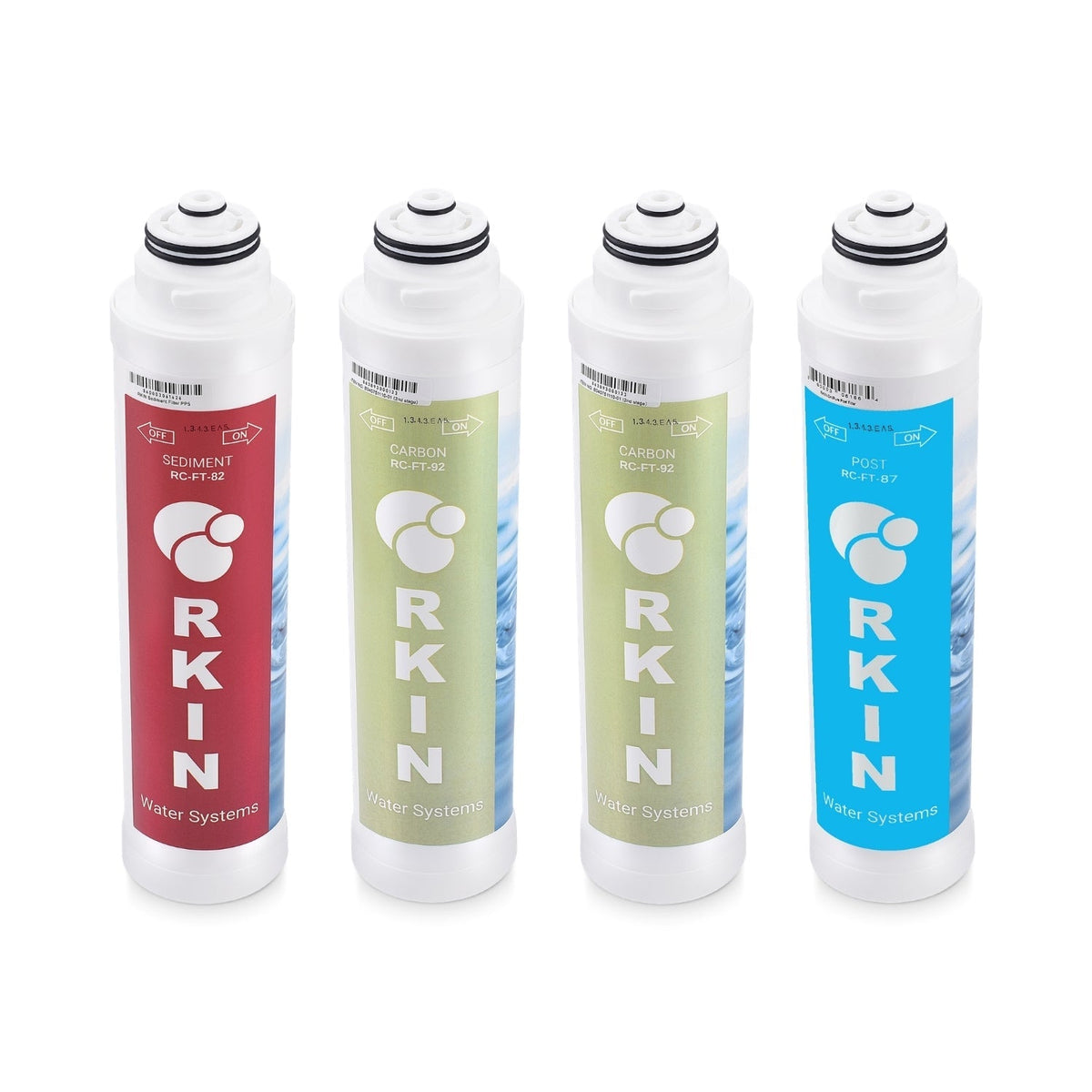 RKIN Flash Undersink Reverse Osmosis System Replacement Filters Kit