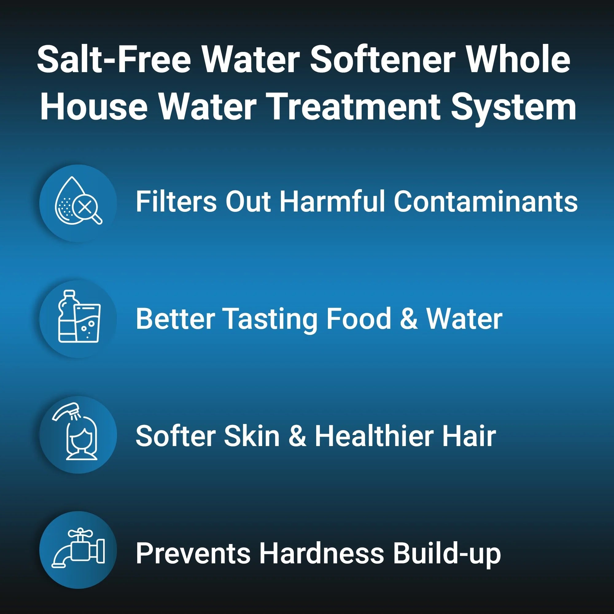 RKIN OnliSoft Pro Salt-Free Water Conditioner and Whole House Carbon Filter System