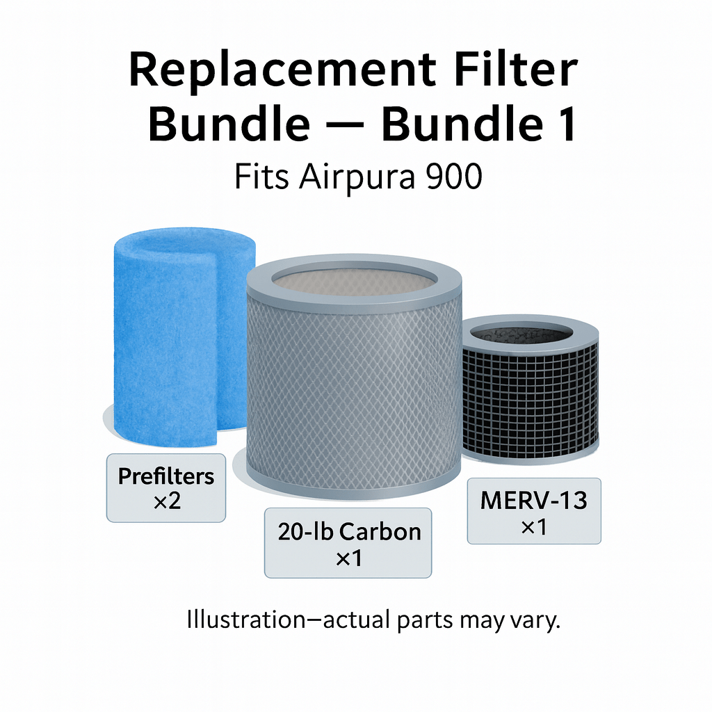Replacement Filter Bundle for Airpura 900