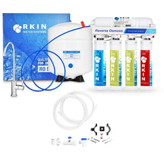 RKIN Flash Undersink Reverse Osmosis System with Chrome Lead-Free Faucet