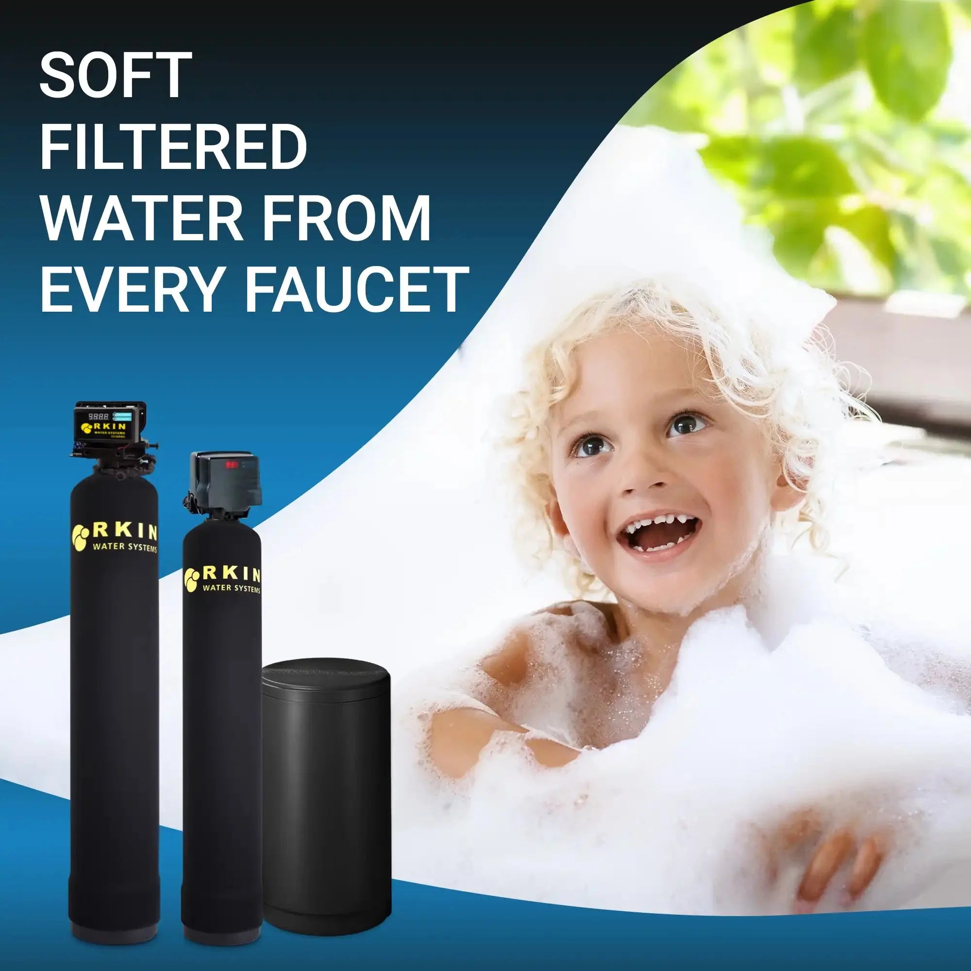 RKIN Water Softener and Well Water Filter Combo