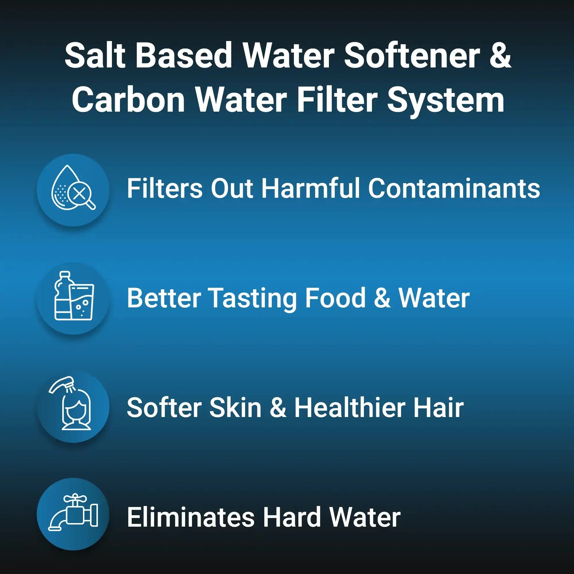 RKIN Water Softener and Whole House Carbon Filter System