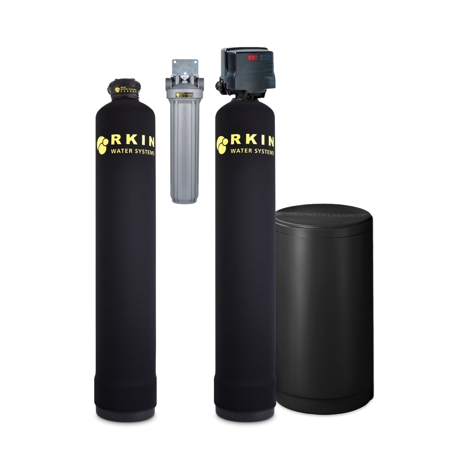 RKIN Water Softener and Whole House Carbon Filter System