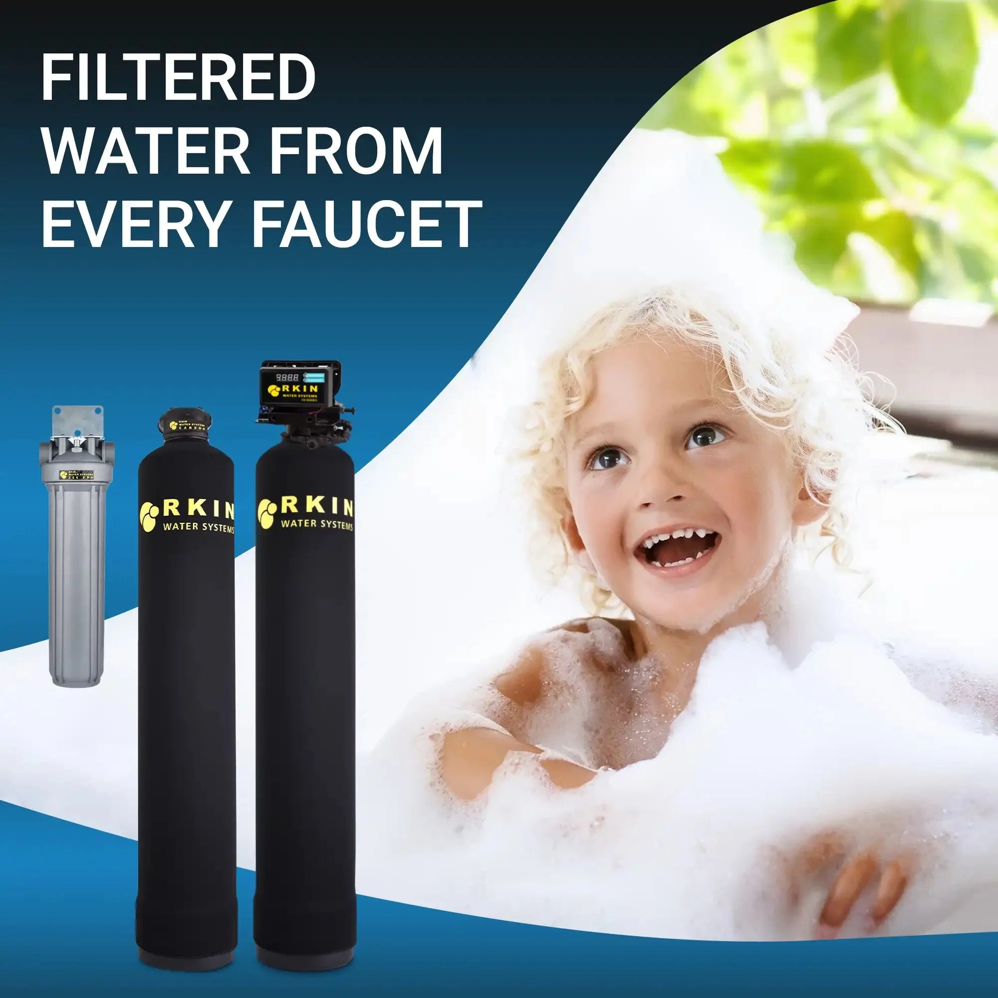 RKIN Salt-Free Water Conditioner and Well Water Filter Combo
