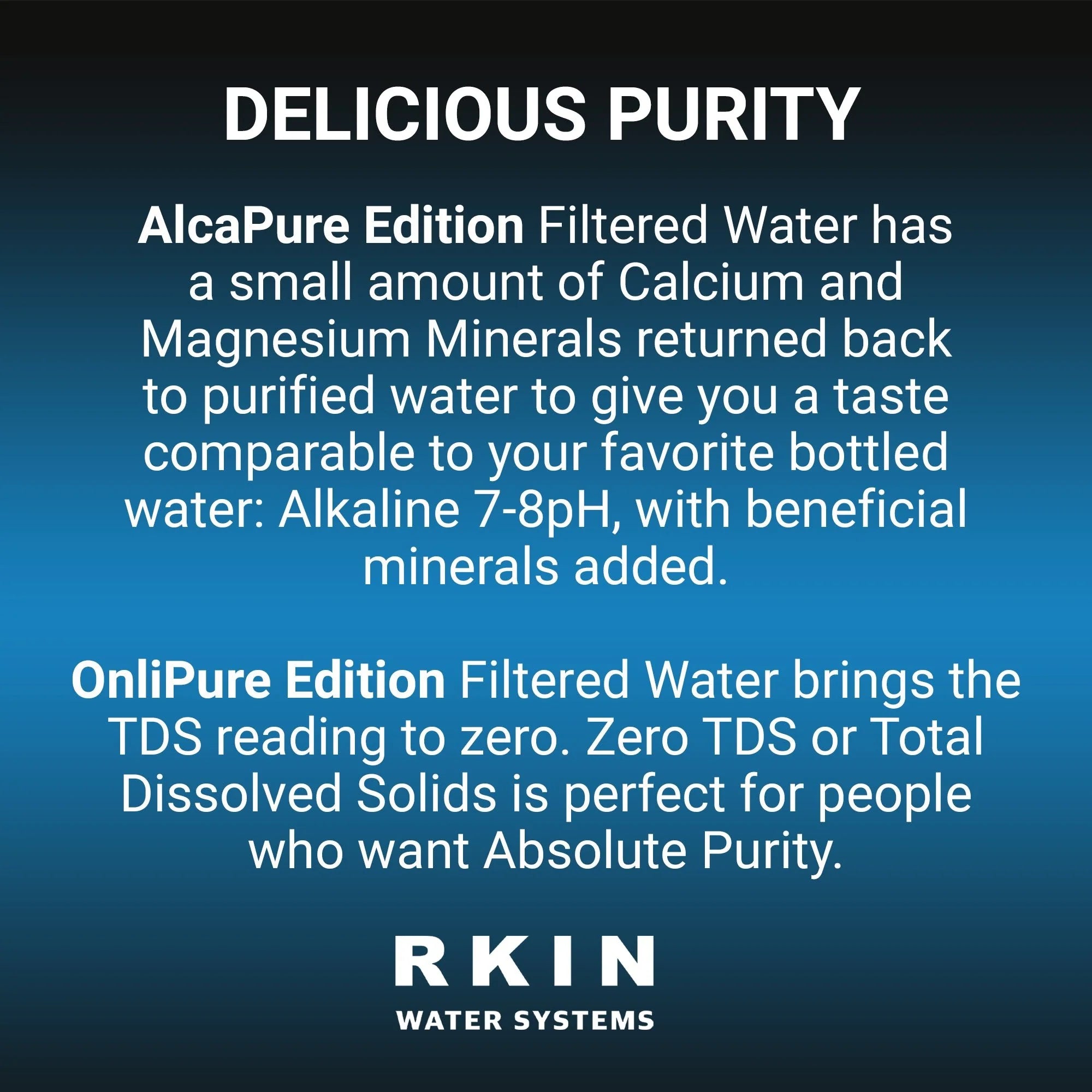 RKIN Zero Installation Purifier Countertop Reverse Osmosis Water Filter